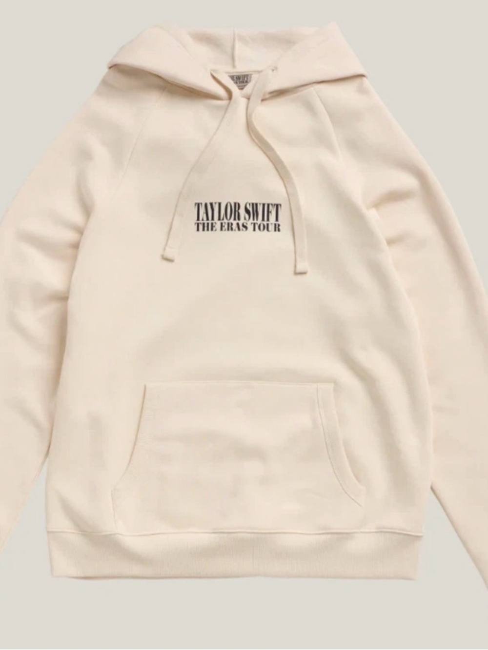 NWOT Official Taylor Swift The Eras Tour Cream Oversized Hoodie Unisex Medium
